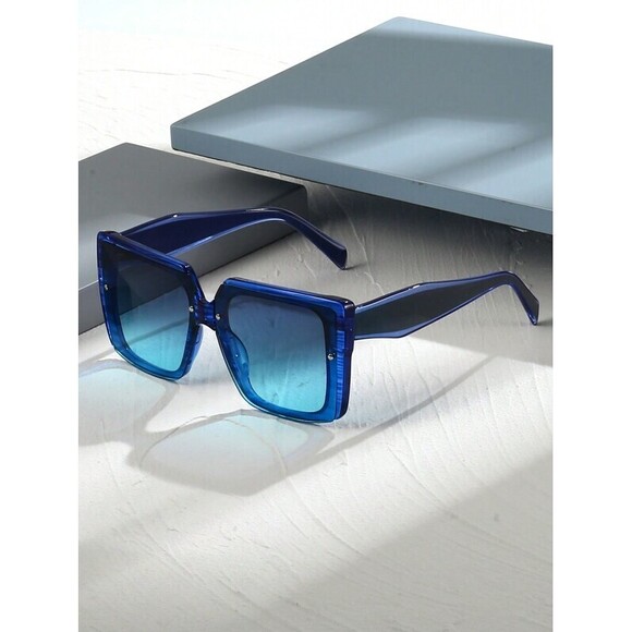 Vintage Square Frame Glasses, Accessory, For , B main image 4